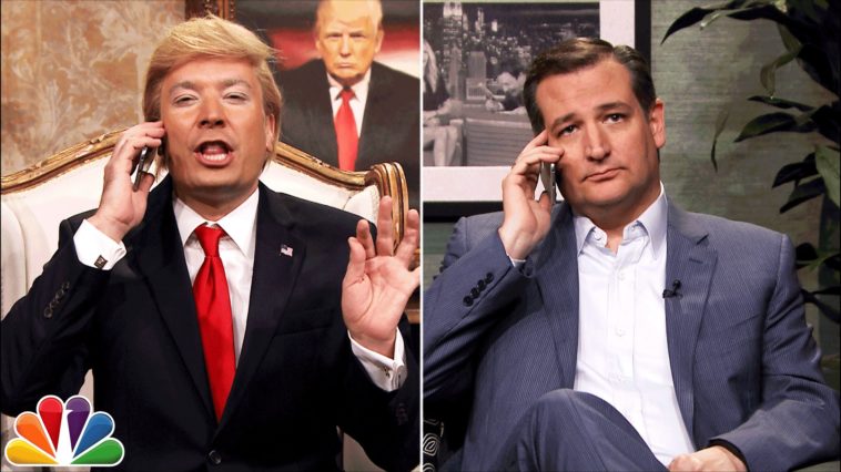 Donald Trump and Ted Cruz